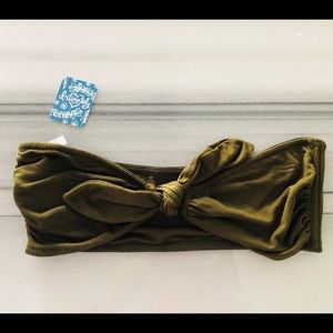 Free People Intimately Olive Bandeau/Top